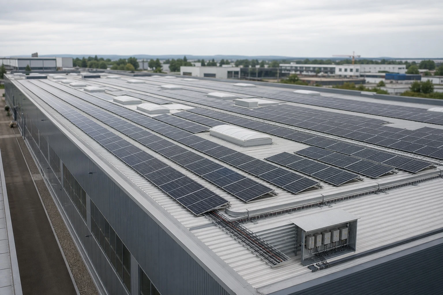 Commercial & Industrial PV photovoltaic installation