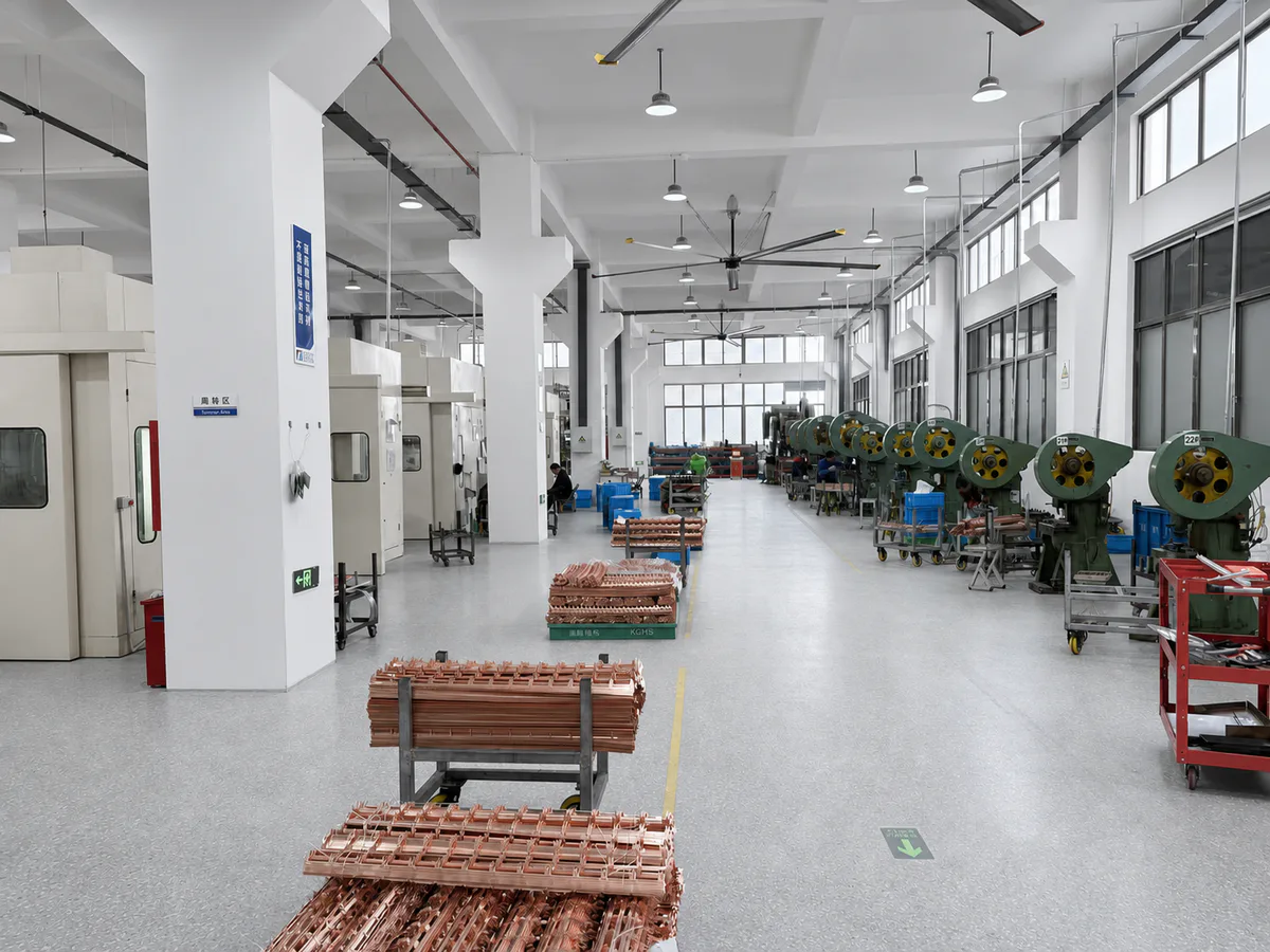 VIOX electrical manufacturing workshop